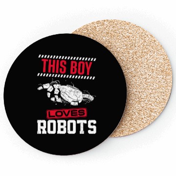 Discover Robot Robotics Engineer Boy This Coasters