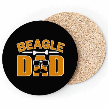 Discover Beagle dad for dad dog lover Coasters