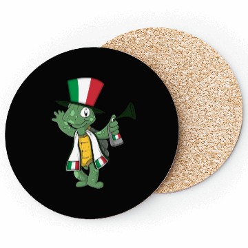 Discover Italian Fan Turtle Coasters