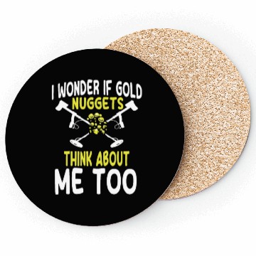 Discover Funny Metal Detecting Saying Coasters