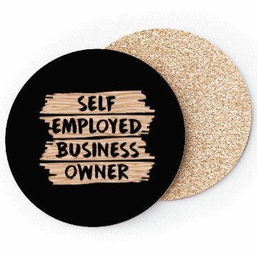 Discover Self Employed Business Owner Work Freelancer Boss Coasters