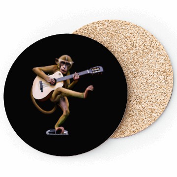 Discover Guitar monkey Coasters