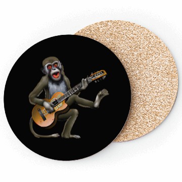 Discover Guitar monkey Coasters