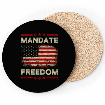 Discover Mandate Freedom idea American Flag Support Medical Coasters