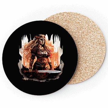 Discover Shield-maiden or Shieldmaiden Amazon Coasters