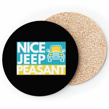 Discover Nice Jeep Peasant Coasters