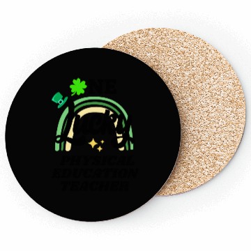 Discover Physical education teacher, St Patrick's Day Gift Coasters