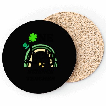 Discover Science Teacher, St Patrick's Day Gift Coasters