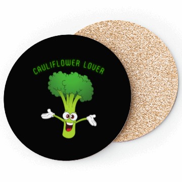 Discover Cauliflower Lover Vegetable Lover Coasters