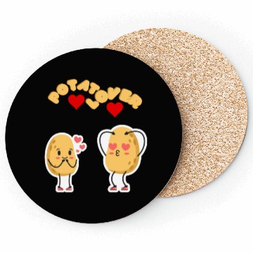 Discover Potatoes Lover I Love Potato Coasters