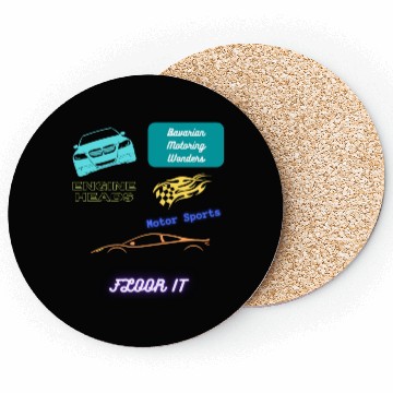Discover Car racing team design Coasters
