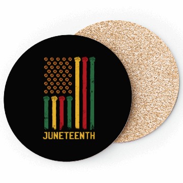Discover US Flag Juneteenth Coasters