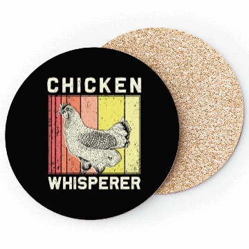 Discover Chickens Farmers Chicken Whisperer Coasters