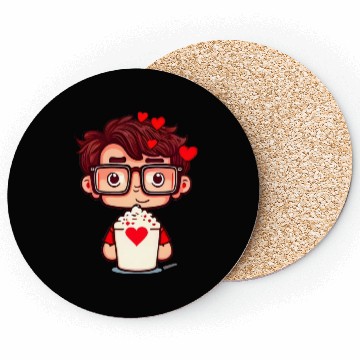 Discover Popcorn Movie Guy Coasters