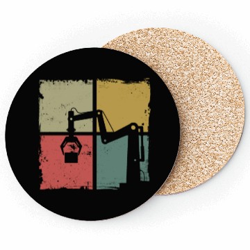 Discover Robot Robotics Engineer Retro Coasters