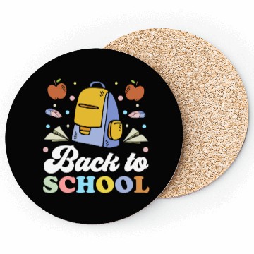 Discover Back To School Grade Teacher Pupil Coasters