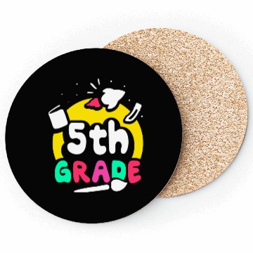Discover 5Th Grade Pupil Class Grader School Coasters