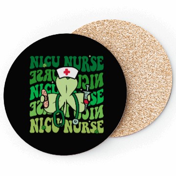 Discover Groovy NICU Nurse Funny St Patrick's Day Coasters