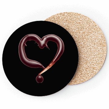 Discover Chocolate heart Coasters