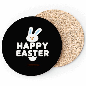 Discover Happy Easter Bunny Coasters