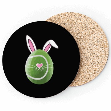 Discover Funny Easter Easter Egg Tennis Tennisball Coasters