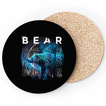 Discover Midnight Roar: A Bear's Lunar Adventure Coasters