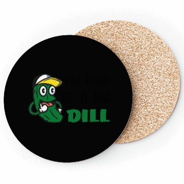 Discover I'm Kind of a Big Dill Cute Pickle for Baby, Baby Coasters