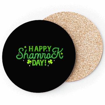 Discover Funny St Patrick's Day Happy Shamrock Day Coasters