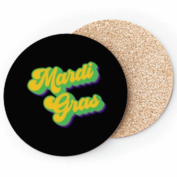 Discover Vintage Mardi Gras Retro Fat Tuesday Mardi Gras Coasters