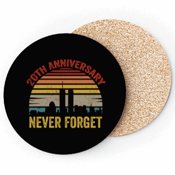 Discover Never Forget 9 11 20th Anniversary Coasters