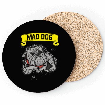 Discover Mad Dog - Pitpull Lover Coasters