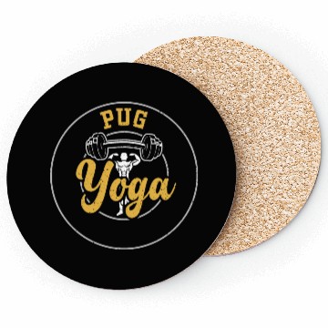 Discover Pug Yoga - Gym Coasters