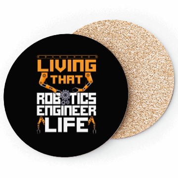 Discover Robot Robotics Engineer Vintage Coasters