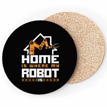 Discover Robot Robotics Engineer Vintage Coasters