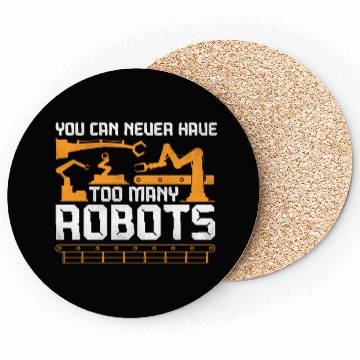 Discover Robot Robotics Engineer Vintage Coasters