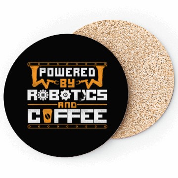Discover Robot Robotics Engineer Coffee Coasters