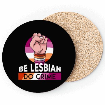 Discover Lesbian LGBT Pride Lesbian Rainbow Flag Coasters