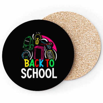 Discover Back To School Pupil Teacher Grade Coasters