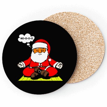 Discover Santa Do Yoga Coasters