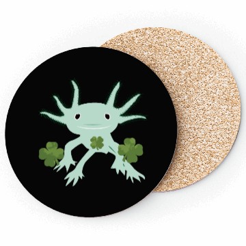Discover Axolotl St Patricks Day Coasters