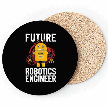Discover Robot Robotics Engineer Boy Girl Coasters