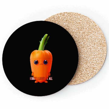 Discover I don t carrot at all Coasters