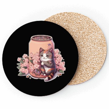 Discover Anime cat Coasters