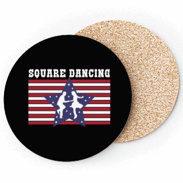 Discover American Flag Patriotic Square Dance Coasters