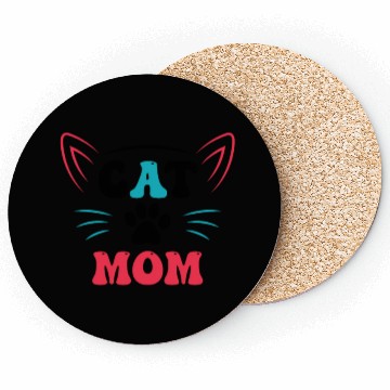 Discover Cat Mom Coasters