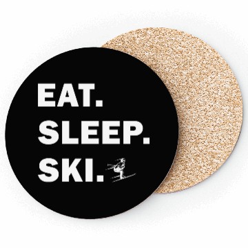Discover Skiing and Snowboarding - Eat Sleep Ski Coasters