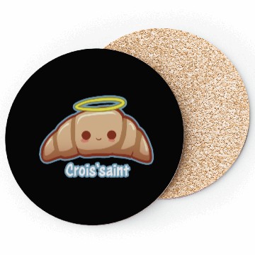 Discover Croissaint - innocent croissant Coasters
