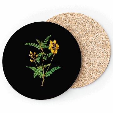 Discover yellow flower Coasters