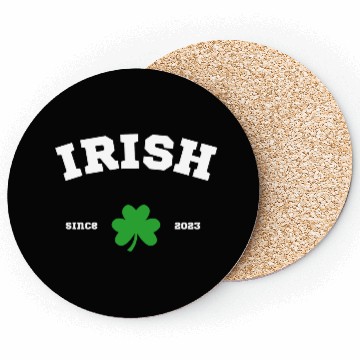 Discover Irish Since 2023 Athletic Design Coasters