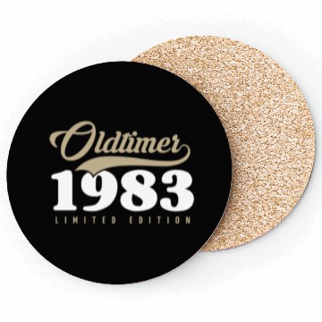 Discover 40th Birthday Vintage 1983 Coasters